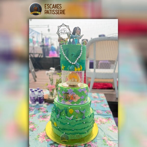 Mermaid-Themed-Fondant-Cake-by-ESCake-Patisserie